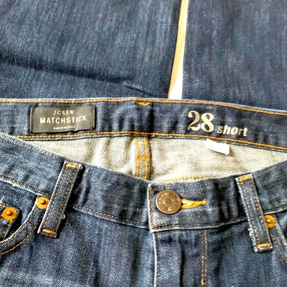 J.Crew Matchstick Women's Size 28 Short Denim Jeans - Picture 7 of 7